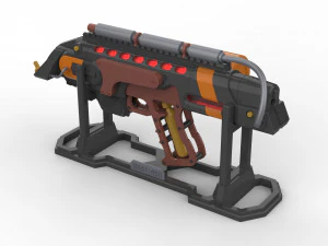 Flame Blaster - Legends Of Tomorrow - Printable - STL OBJ CAD bundle - Commercial Use 3D Print Model