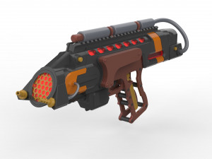 Flame Blaster - Legends Of Tomorrow - Printable - STL OBJ CAD bundle - Commercial Use 3D 프린트 모델