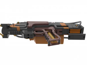 Flame Blaster - Legends Of Tomorrow - Printable - STL OBJ CAD bundle - Commercial Use 3D Print Model
