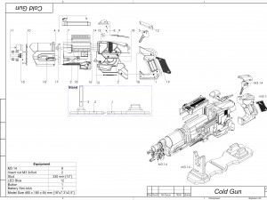Cold Cannon - Legends Of Tomorrow - Printable - STL OBJ CAD bundle - Commercial Use 3Dプリントモデル