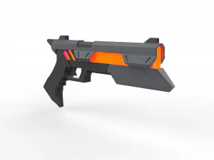 Lucian Pistols - League of Legends - Para impress&atilde;o - Pacote STL OBJ CAD - Uso comercial Modelo de Impressão 3D