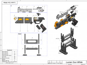 Lucian Pistols - League of Legends - Printable - STL OBJ CAD bundle - Commercial Use 3D-Druckmodell
