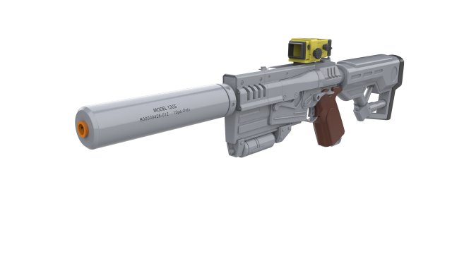 10mm Pistol - Fallout 4 - Printable - STL OBJ CAD bundle - Commercial Use 3Dプリントモデル .c4d .max .obj .3ds .fbx .stl .blend 