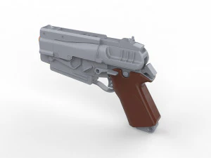 10mm Pistol - Fallout 4 - Printable - STL OBJ CAD bundle - Commercial Use 3D Print Model