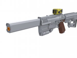 10mm Pistol - Fallout 4 - Printable - STL OBJ CAD bundle - Commercial Use 3D Print Model