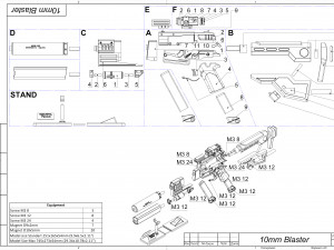 10mm Pistol - Fallout 4 - Printable - STL OBJ CAD bundle - Commercial Use 3Dプリントモデル