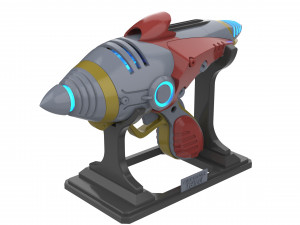 Alien Blaster - Fallout - Printable - STL OBJ CAD bundle - Commercial Use 3D Print Model