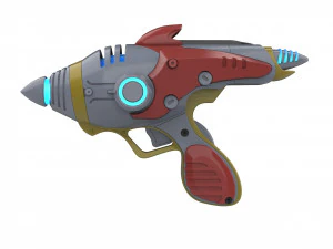 Alien Blaster - Fallout - Printable - STL OBJ CAD bundle - Commercial Use 3D Print Model