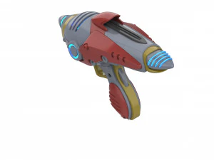 Alien Blaster - Fallout - Printable - STL OBJ CAD bundle - Commercial Use 3D Print Model