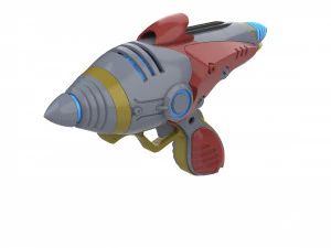 Alien Blaster - Fallout - Printable - STL OBJ CAD bundle - Commercial Use 3D Print Model