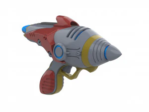 Alien Blaster - Fallout - Printable - STL OBJ CAD bundle - Commercial Use 3D Print Model