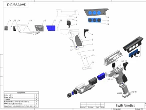 Verdetto Swift - Destiny 2 - Stampabile - Pacchetto CAD STL OBJ - Uso commerciale Modello di stampa 3D