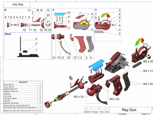 MK1 Ray Blaster - Call of Duty - Printable - STL OBJ CAD bundle - Commercial Use Model do druku 3D