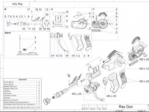 MK1 Ray Blaster - Call of Duty - Printable - STL OBJ CAD bundle - Commercial Use Model do druku 3D