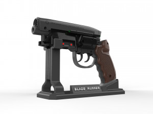 Deckards Pistol - Blade Runner - Printable - STL OBJ CAD bundle - Commercial Use 3D Print Model
