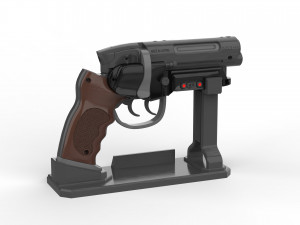 Deckards Pistol - Blade Runner - Printable - STL OBJ CAD bundle - Commercial Use Modèles 3D en vedette