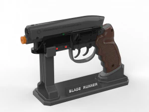 Pistola Deckards - Blade Runner - Para impress&atilde;o - Pacote STL OBJ CAD - Uso comercial Modelo de Impressão 3D