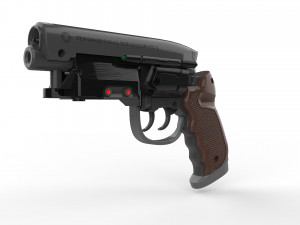 Deckards Pistol - Blade Runner - Printable - STL OBJ CAD bundle - Commercial Use Modèles 3D en vedette