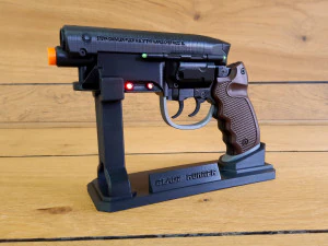 Pistola Deckards - Blade Runner - Para impress&atilde;o - Pacote STL OBJ CAD - Uso comercial Modelo de Impressão 3D