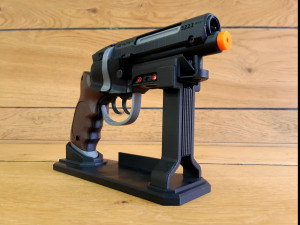 Deckards Pistol - Blade Runner - Printable - STL OBJ CAD bundle - Commercial Use Modèles 3D en vedette