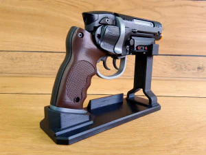 Pistola Deckards - Blade Runner - Para impress&atilde;o - Pacote STL OBJ CAD - Uso comercial Modelo de Impressão 3D