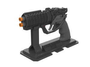 Agent Ks Pistol - Blade Runner - Printable - STL OBJ CAD bundle - Commercial Use 3D Print Model