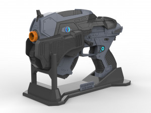 Snub Pistol - Gears of War - Printable - STL OBJ CAD bundle - Commercial Use 3D Print Model