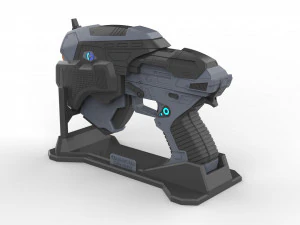 Snub Pistol - Gears of War - Stampabile - Pacchetto CAD STL OBJ - Uso commerciale Modello di stampa 3D