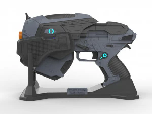 Snub Pistol - Gears of War - Stampabile - Pacchetto CAD STL OBJ - Uso commerciale Modello di stampa 3D