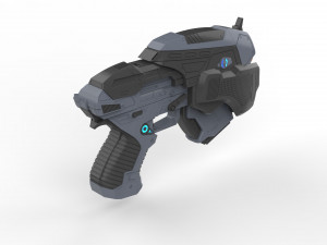Snub Pistol - Gears of War - Printable - STL OBJ CAD bundle - Commercial Use 3D Print Model