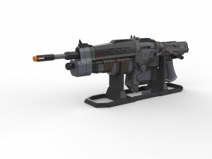 Retro Lancer - Gears of War - Printable - STL OBJ CAD bundle - Commercial Use Modello di stampa 3D
