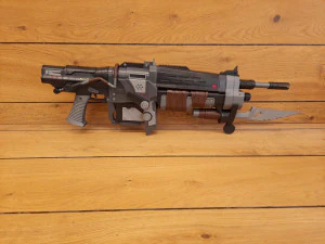 Retro Lancer - Gears of War - Printable - STL OBJ CAD bundle - Commercial Use 3D Print Model