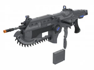 Lancer - Gears of War - Printable - STL OBJ CAD bundle - Commercial Use 3D Print Model