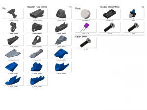 Needler - Halo Infinite - Stampabile - Pacchetto CAD STL OBJ - Uso commerciale Modello di stampa 3D