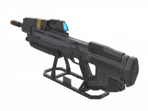 Fucile d'assalto MA40 - Halo - Stampabile - Pacchetto CAD STL OBJ - Uso commerciale Modello di stampa 3D