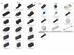 Fucile d'assalto MA40 - Halo - Stampabile - Pacchetto CAD STL OBJ - Uso commerciale Modello di stampa 3D