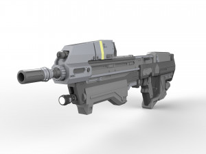 MA37 Assault Rifle - Halo - Printable - STL OBJ CAD bundle - Commercial Use 3Dプリントモデル