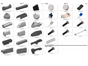 MA37 Assault Rifle - Halo - Printable - STL OBJ CAD bundle - Commercial Use 3Dプリントモデル