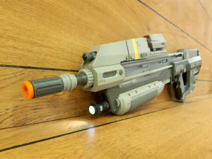 MA37 Assault Rifle - Halo - Printable - STL OBJ CAD bundle - Commercial Use 3D Print Model