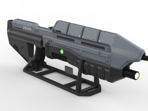 MA5c Assault Rifle - Halo - Printable - STL OBJ CAD bundle - Commercial Use 3Dプリントモデル