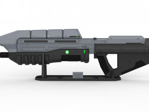 MA5c Assault Rifle - Halo - Printable - STL OBJ CAD bundle - Commercial Use 3Dプリントモデル