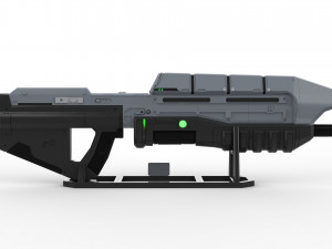 MA5c Assault Rifle - Halo - Printable - STL OBJ CAD bundle - Commercial Use 3Dプリントモデル