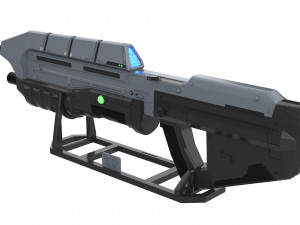 MA5c Assault Rifle - Halo - Printable - STL OBJ CAD bundle - Commercial Use 3Dプリントモデル