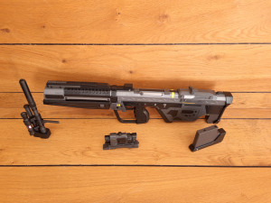 M392 Assault Rifle - Halo - Printable - STL OBJ CAD bundle - Commercial Use 3D-Druckmodell