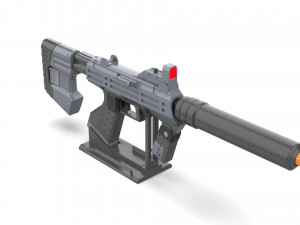 M7 SMG - Halo - Printable - STL OBJ CAD bundle - Commercial Use 3D Baskı Modeli