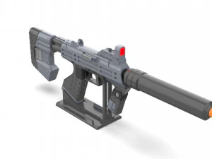 M7 SMG - Halo - Stampabile - Pacchetto CAD STL OBJ - Uso commerciale Modello di stampa 3D