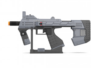 M7 SMG - Halo - Printable - STL OBJ CAD bundle - Commercial Use 3D Baskı Modeli