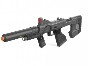M7 SMG - Halo - Stampabile - Pacchetto CAD STL OBJ - Uso commerciale Modello di stampa 3D