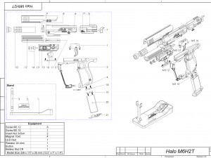 M6H2T - Halo - Printable - STL OBJ CAD bundle - Commercial Use 3D-Druckmodell