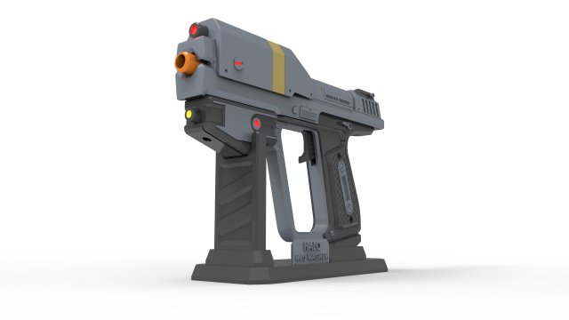 M6G Magnum - Halo - Printable - STL OBJ CAD bundle - Commercial Use Modèles 3D en vedette .c4d .max .obj .3ds .fbx .stl .blend 